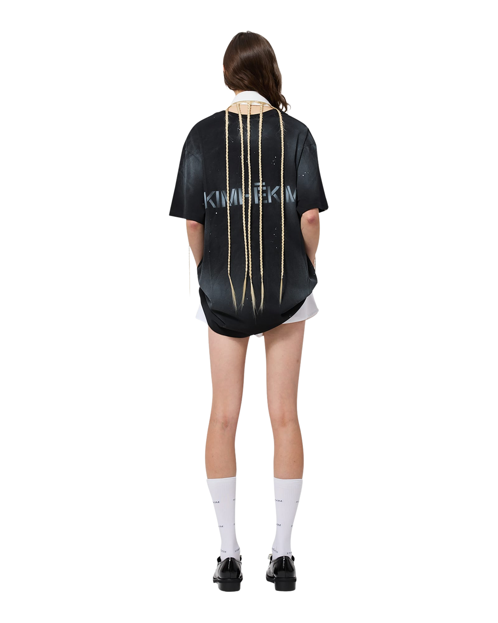 Kimhe Kim - Spray Dyed T-Shirt (Black) product image 9 | TRAB K-Fashion Australia