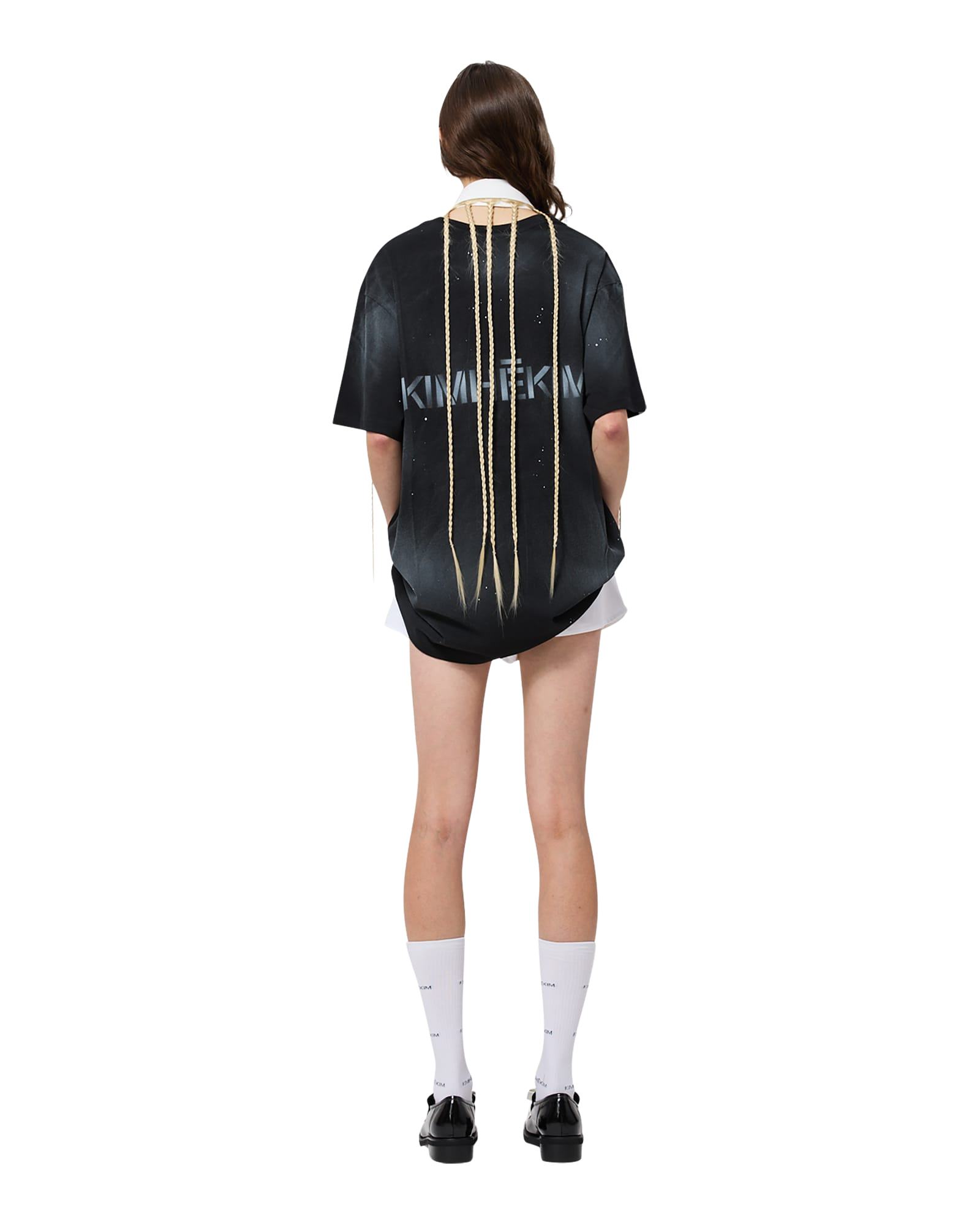 Kimhe Kim - Spray Dyed T-Shirt (Black) product image 9 | TRAB K-Fashion Australia