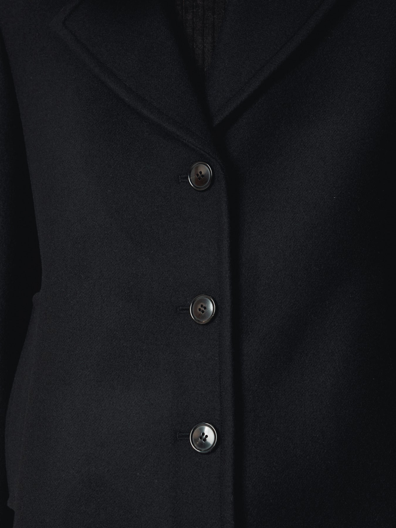 Recto - Slim Fit Long Coat (Black) product image 7 | TRAB K-Fashion Australia