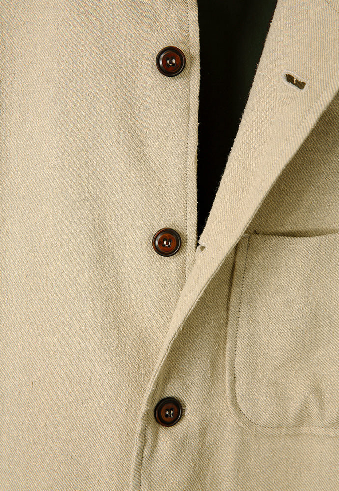 Art if acts - Silk French Forestiere Jacket (Beige) product image 10 | TRAB K-Fashion Australia