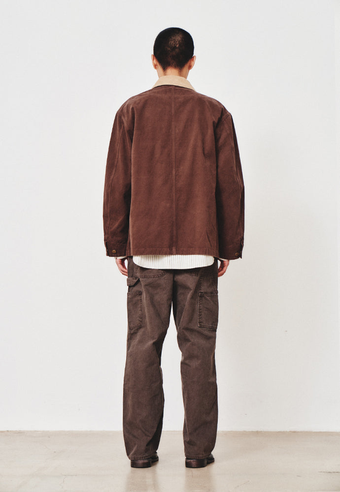 Art if acts - Garment Washed Chore Jacket (Vintage Brown) product image 3 | TRAB K-Fashion Australia