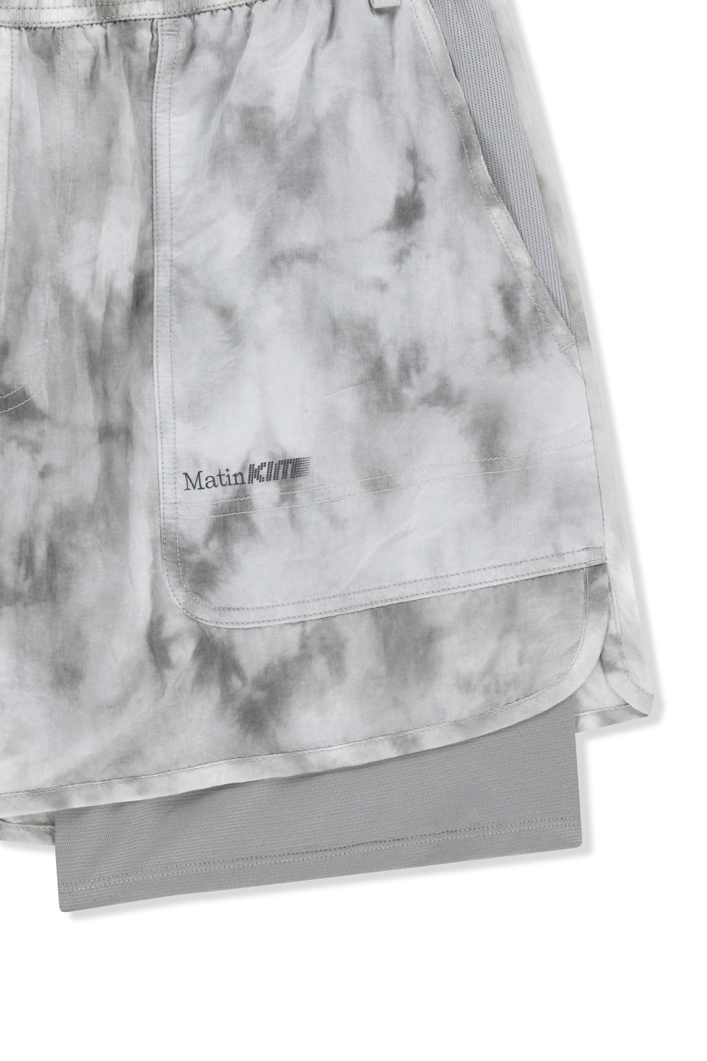 Matin Kim - Matin Pace Motion Shorts (Light Grey) product image 4 | TRAB K-Fashion Australia