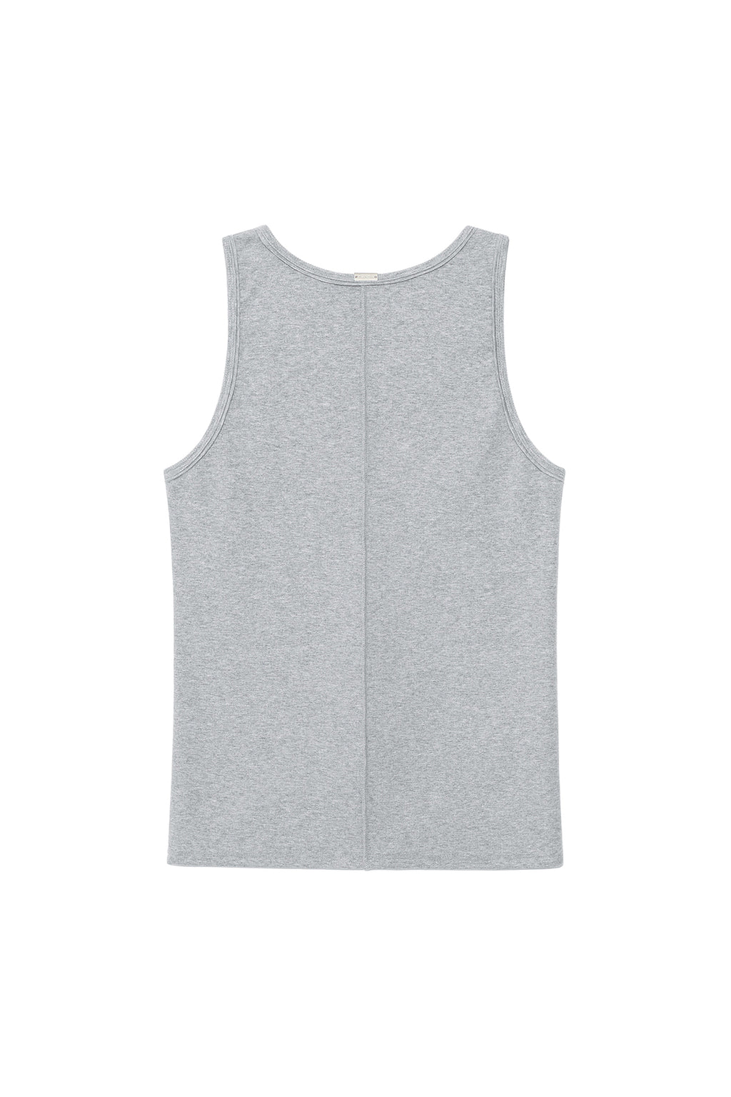 Matin Kim - Small Logo Pintuck Sleeveless Top (Grey) product image 6 | TRAB K-Fashion Australia