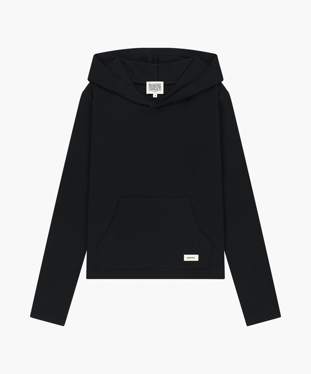 Marithe & Francois Girbaud - Basic Hoodie Long Sleeve (Black) product image 5 | TRAB K-Fashion Australia