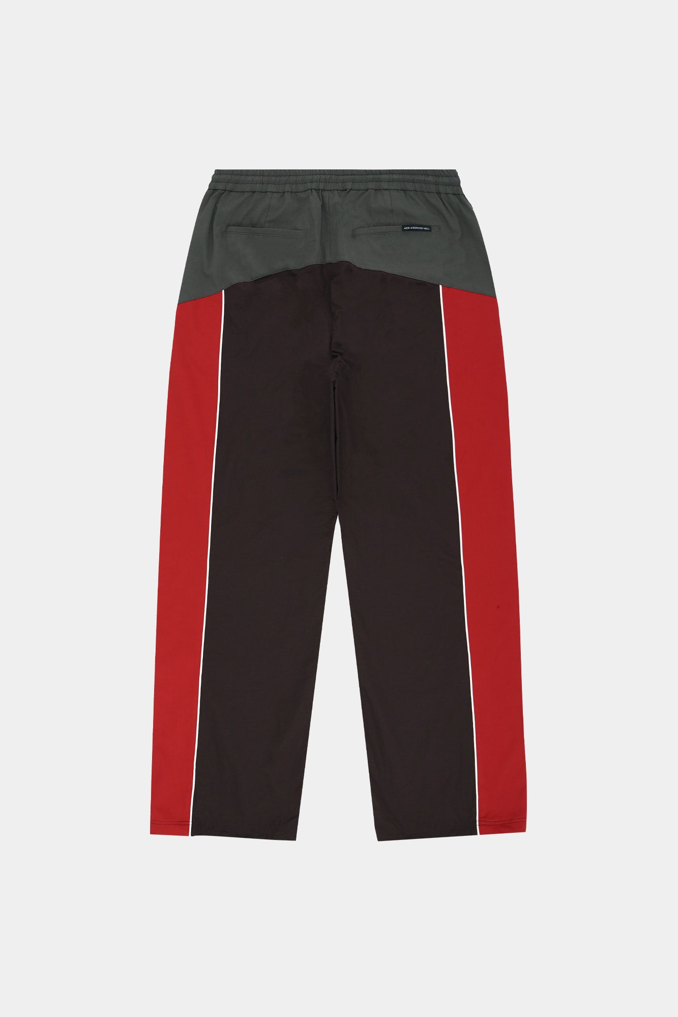 Andersson Bell - Unisex Color Block Nylon Track Pants (Red/Brown) product image 12 | TRAB K-Fashion Australia