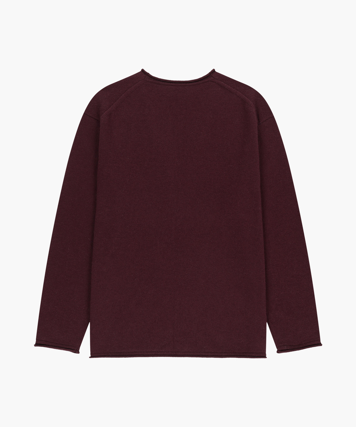 Marithe & Francois Girbaud - Deep V-neck Oversized Knit (Burgundy) product image 2 | TRAB K-Fashion Australia