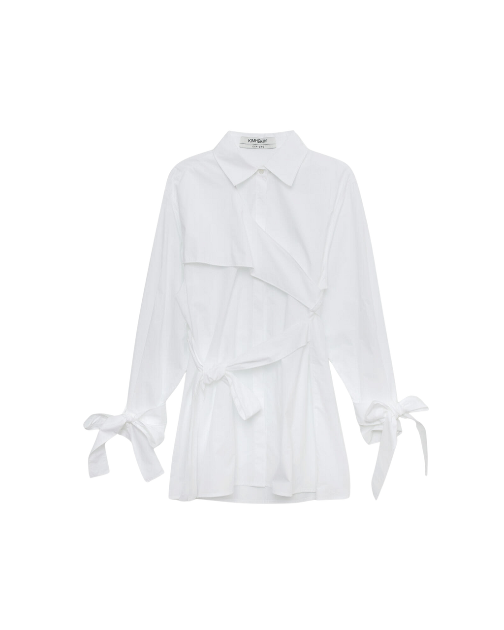 Kimhe Kim - Ng Belted Shirt (White) product image 6 | TRAB K-Fashion Australia