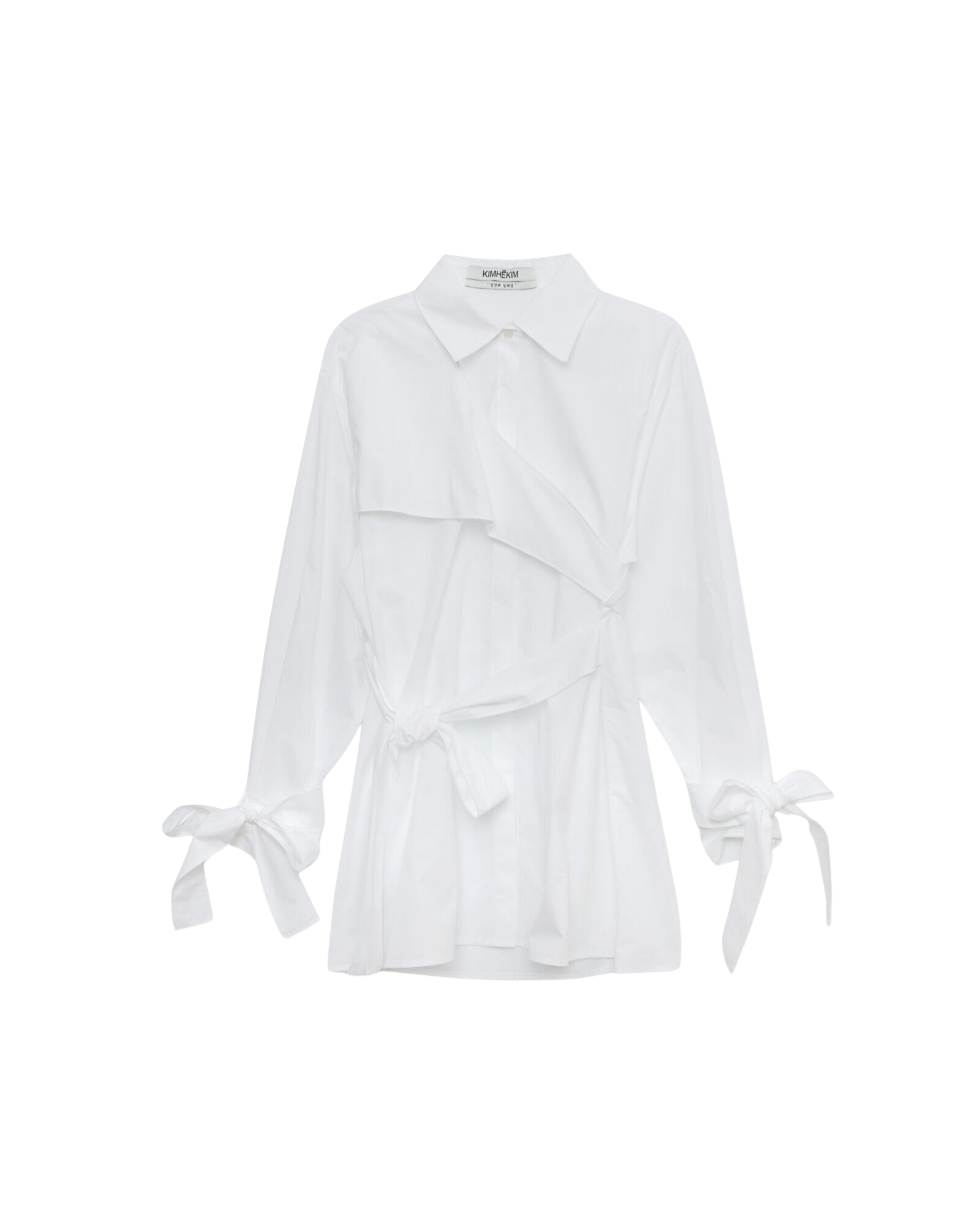 Kimhe Kim - Ng Belted Shirt (White) product image 6 | TRAB K-Fashion Australia