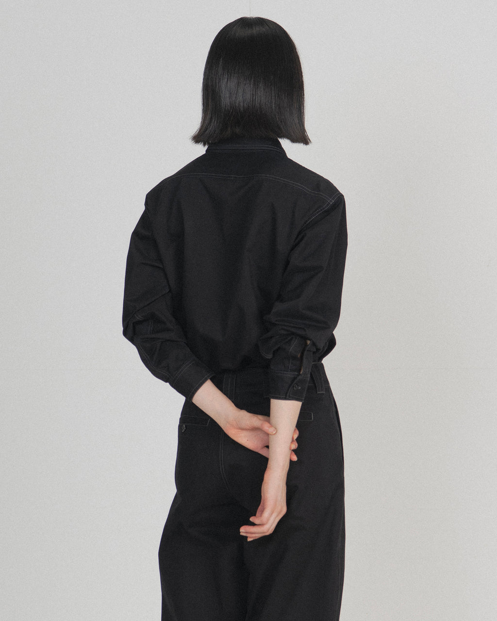 Brownyard - Washed Work Shirt (Black) product image 4 | TRAB K-Fashion Australia