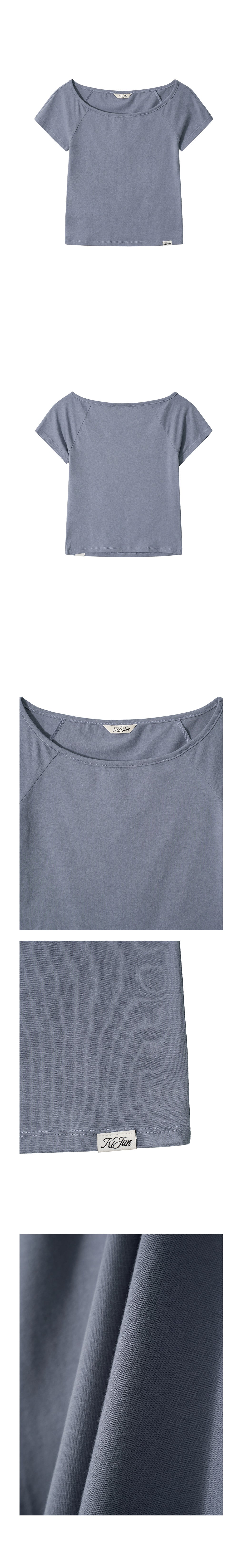 Kijun - Essential Boat Neck Tee (3Colors) product image 4 | TRAB K-Fashion Australia