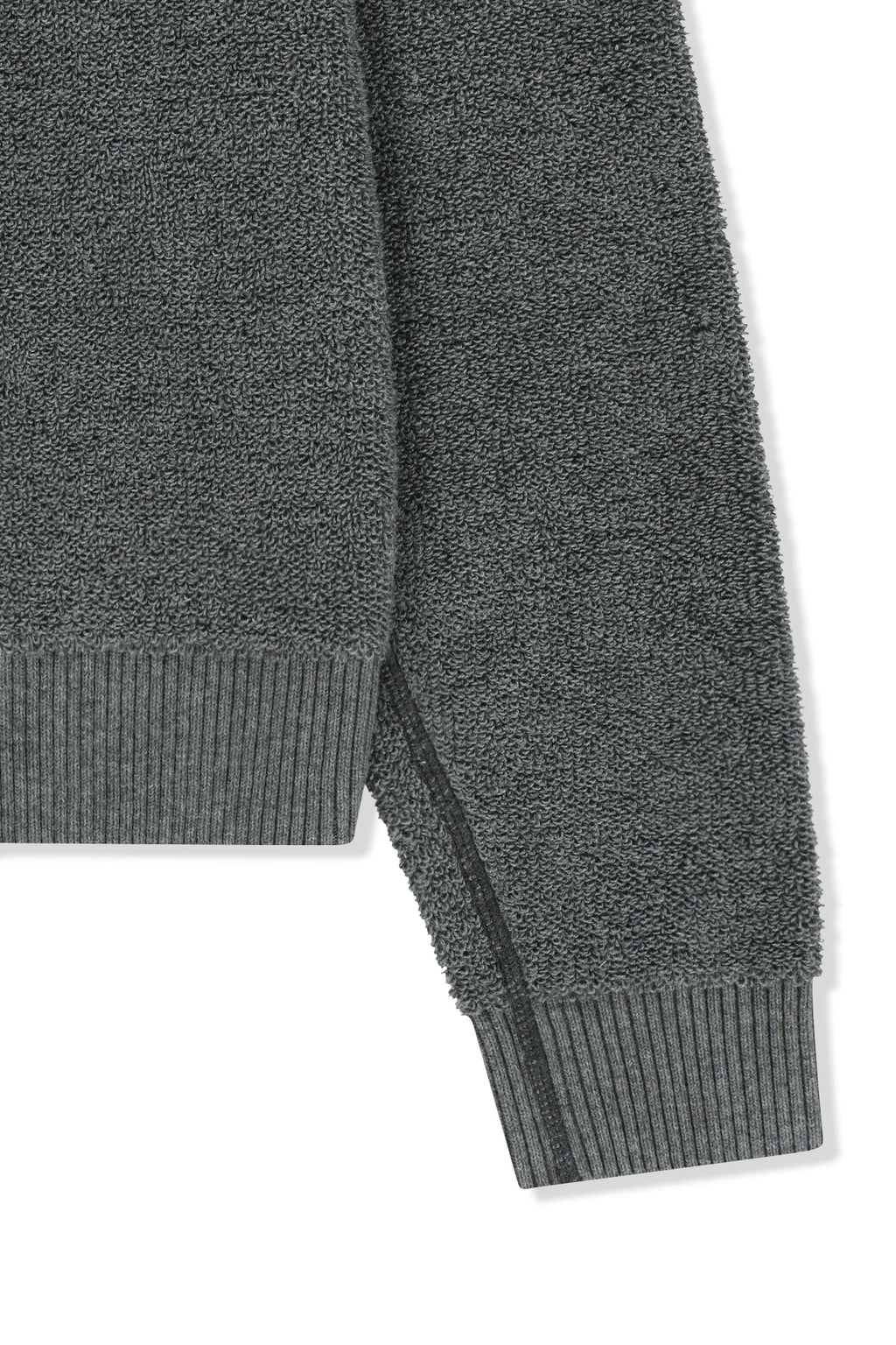 Matin Kim - Boucle Texture Knit Pullover (Grey) product image 5 | TRAB K-Fashion Australia