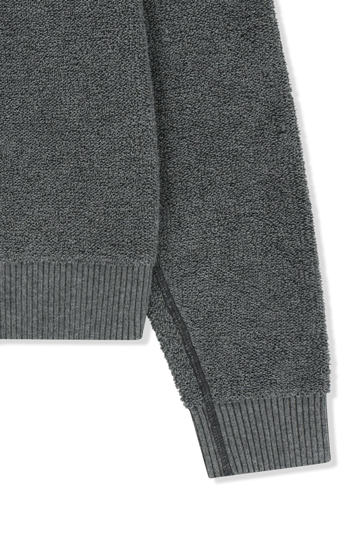 Matin Kim - Boucle Texture Knit Pullover (Grey) product image 5 | TRAB K-Fashion Australia