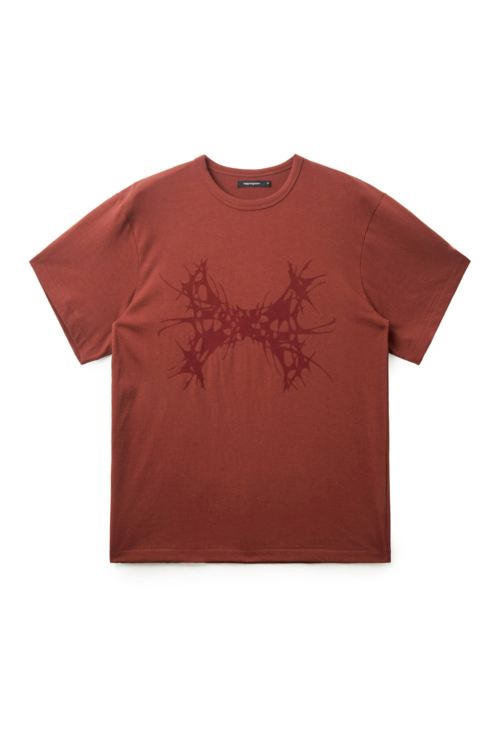 Hatchingroom - Abstract H Tee (Dark Red) product image 1 | TRAB K-Fashion Australia