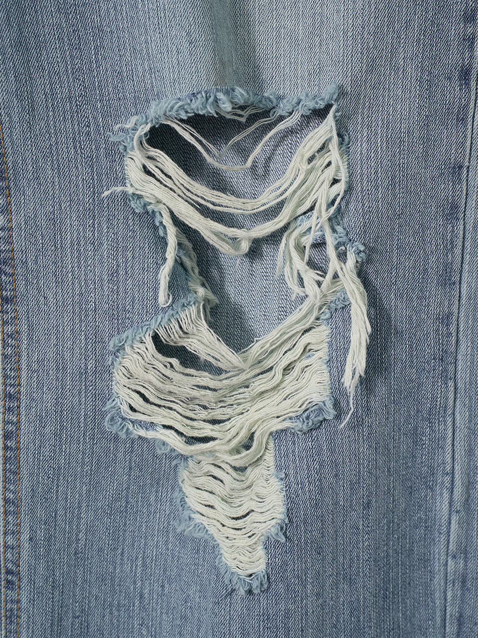 Kijun - Distressed Relaxed Fit Jeans (Blue) product image 10 | TRAB K-Fashion Australia
