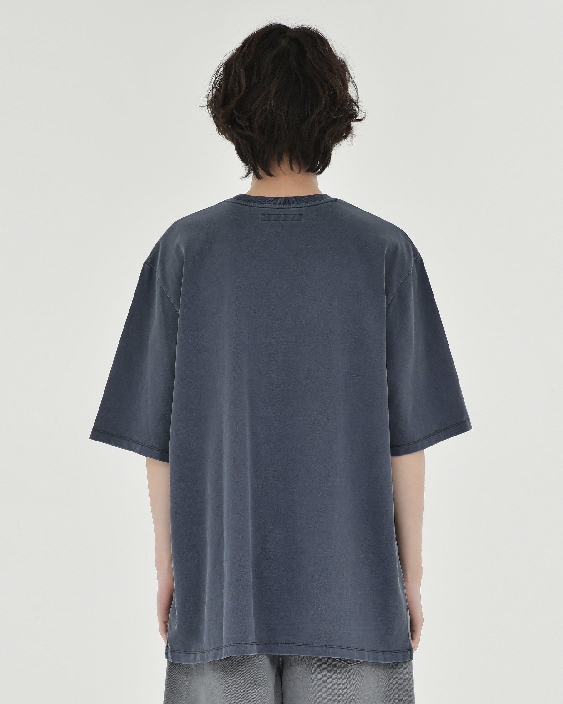 Brownyard - Washed T Shirt (Washed Navy) product image 2 | TRAB K-Fashion Australia