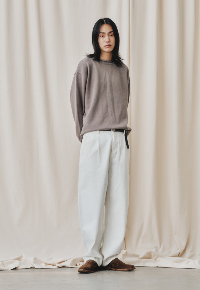 Art if acts - Ribbed Pullover Knit (Dusty Grey) product image 2 | TRAB K-Fashion Australia