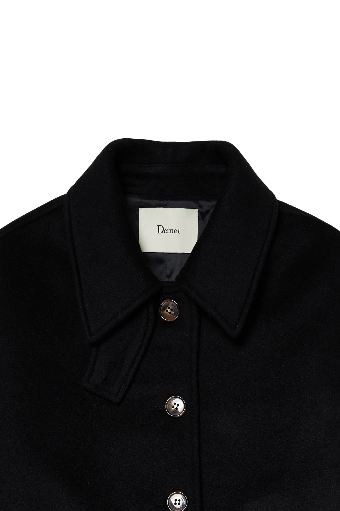 Deinet - Cashmere Blend Overfit Long Coat (Black) product image 3 | TRAB K-Fashion Australia