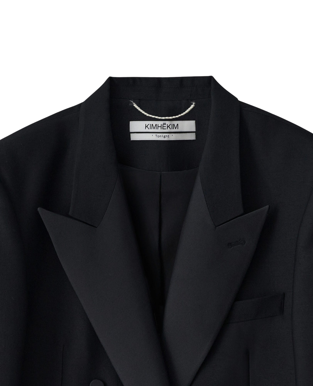 Kimhe Kim - Wool-Silk Tuxedo Jacket (Black) product image 16 | TRAB K-Fashion Australia