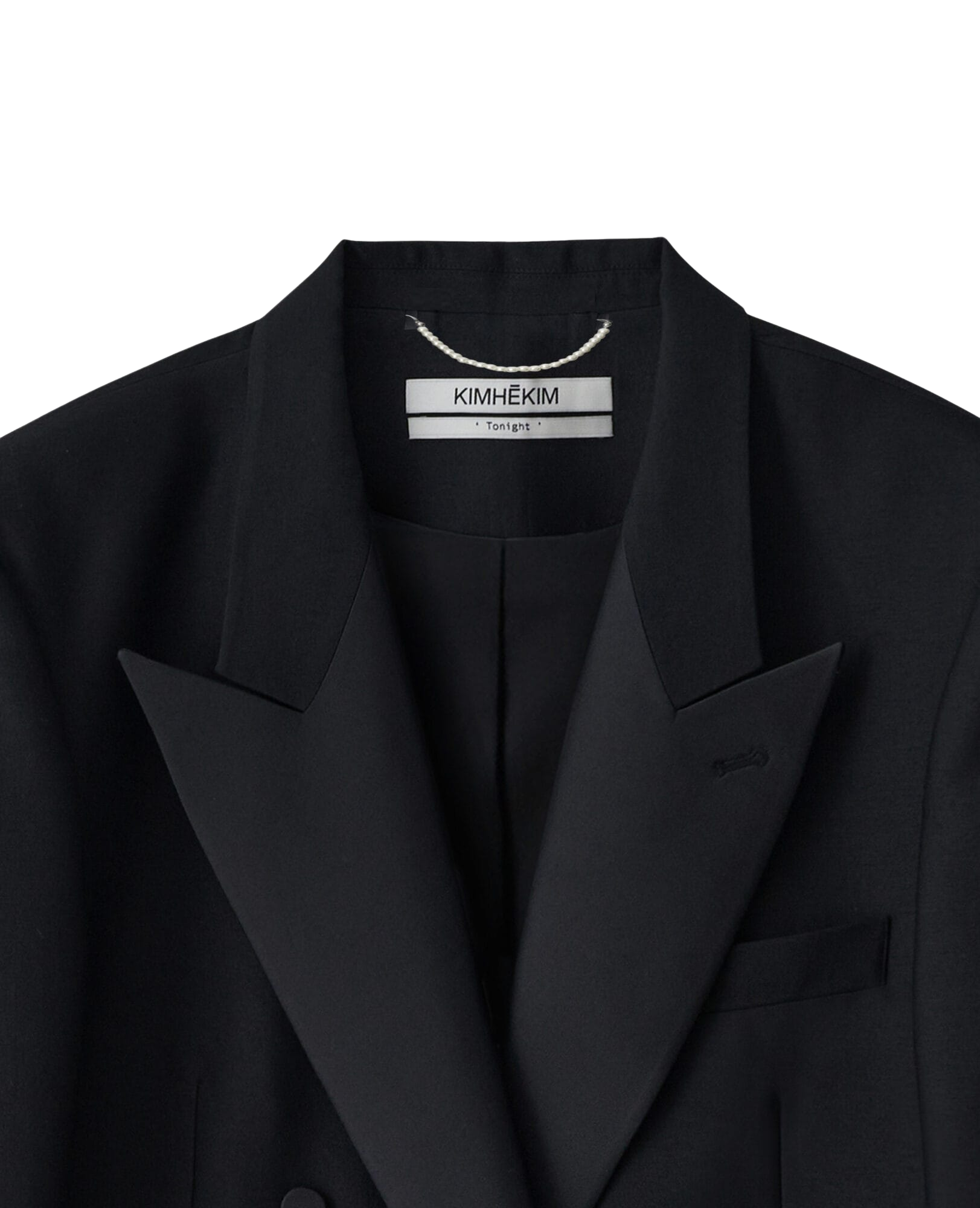 Kimhe Kim - Wool-Silk Tuxedo Jacket (Black) product image 16 | TRAB K-Fashion Australia