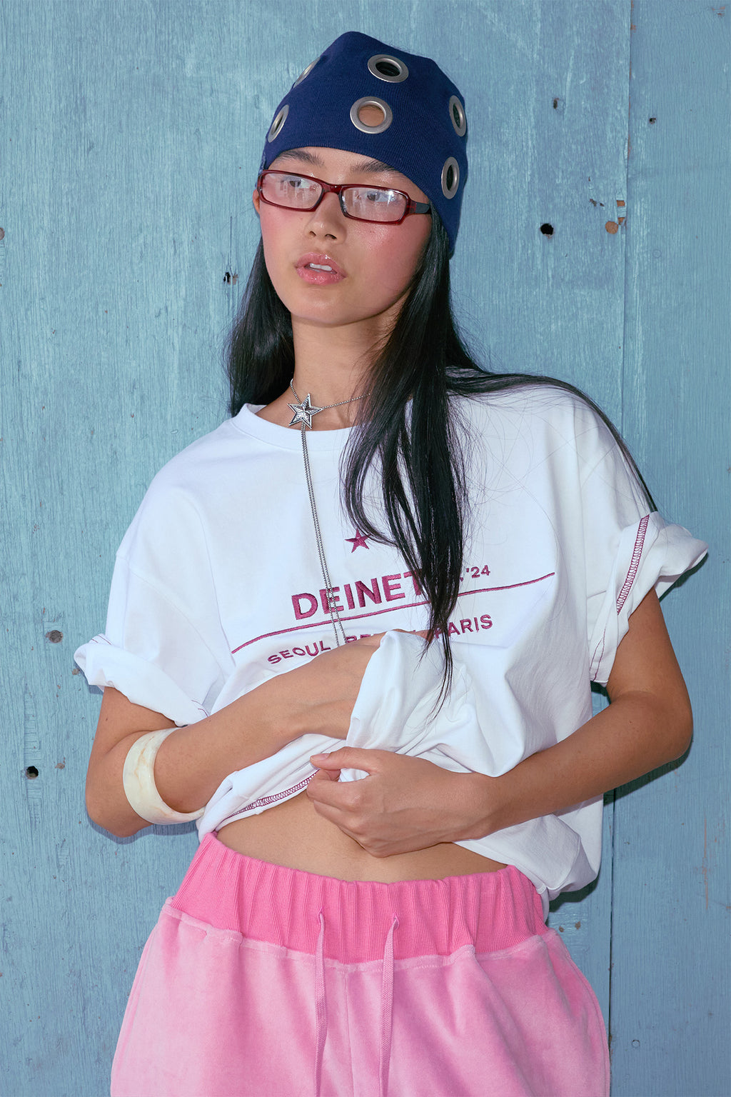 Deinet - Logo City T-Shirt (White) product image 8 | TRAB K-Fashion Australia