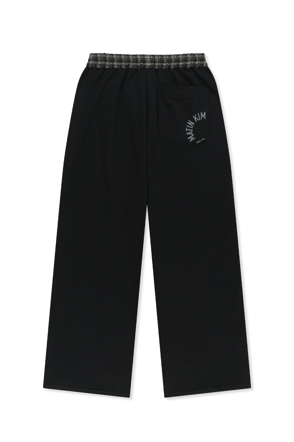 Matin Kim - Check Mix Jersey Pants (Black) product image 2 | TRAB K-Fashion Australia