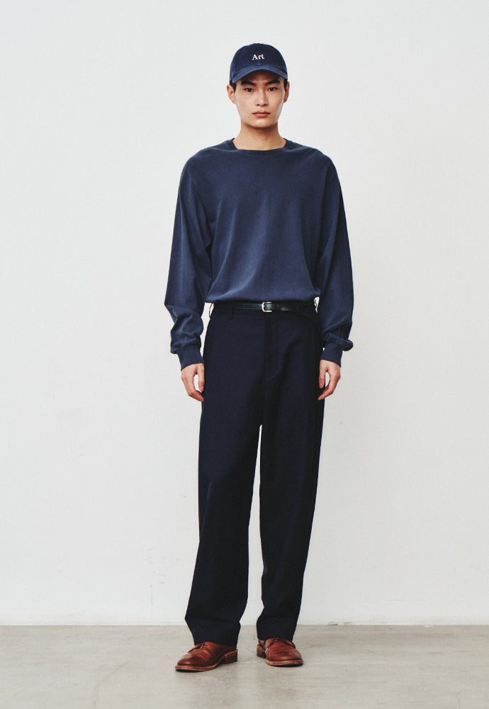 Art if acts - Garment Dyed Long Sleeve (Navy) product image 4 | TRAB K-Fashion Australia