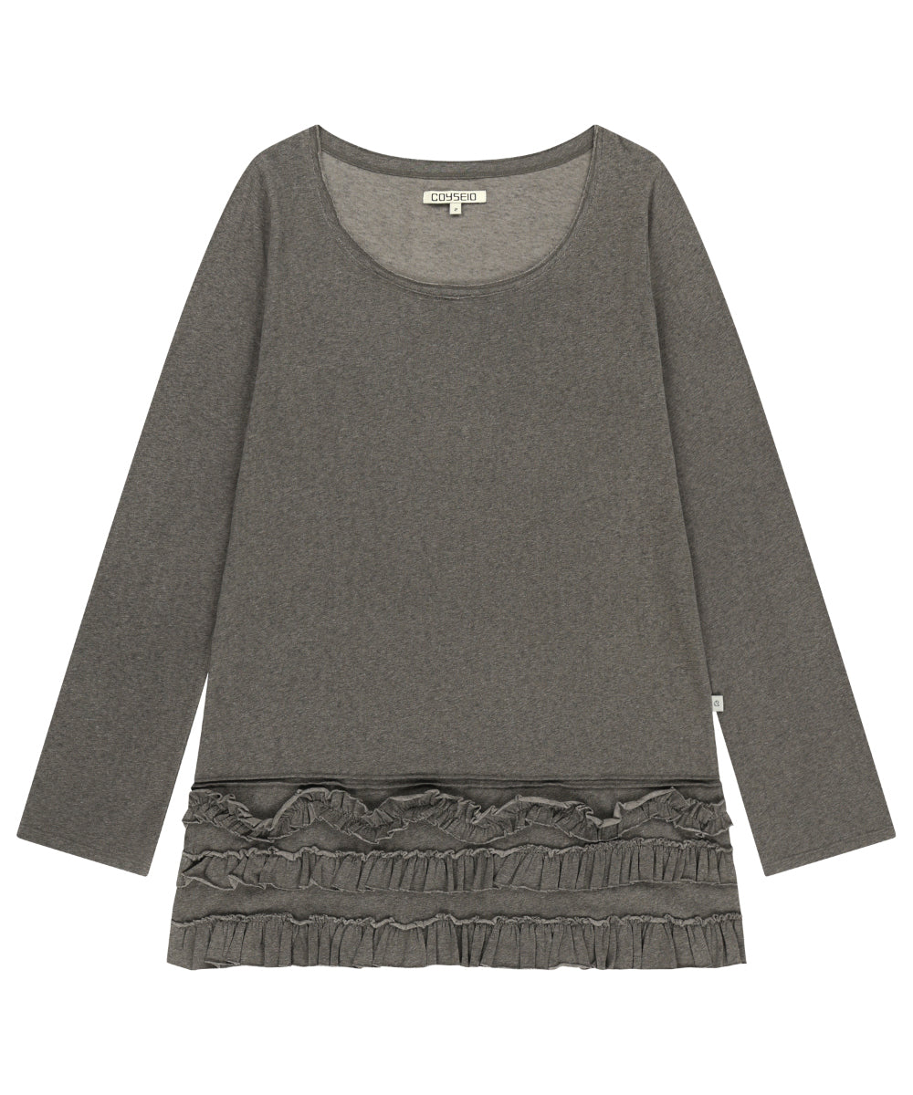 Coyseio - Bottom Multiple Frill Dress (Brown) product image 13 | TRAB K-Fashion Australia