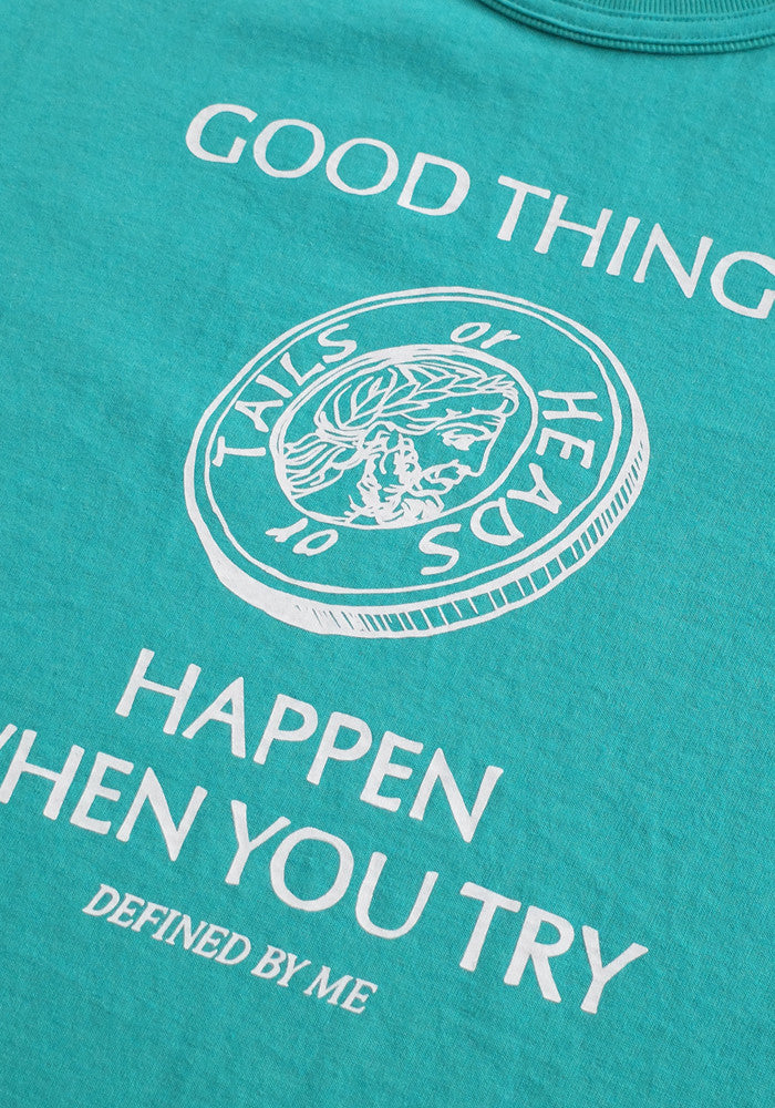 Collect Pieces - Good Things T-Shirts (Turquoise) product image 2 | TRAB K-Fashion Australia
