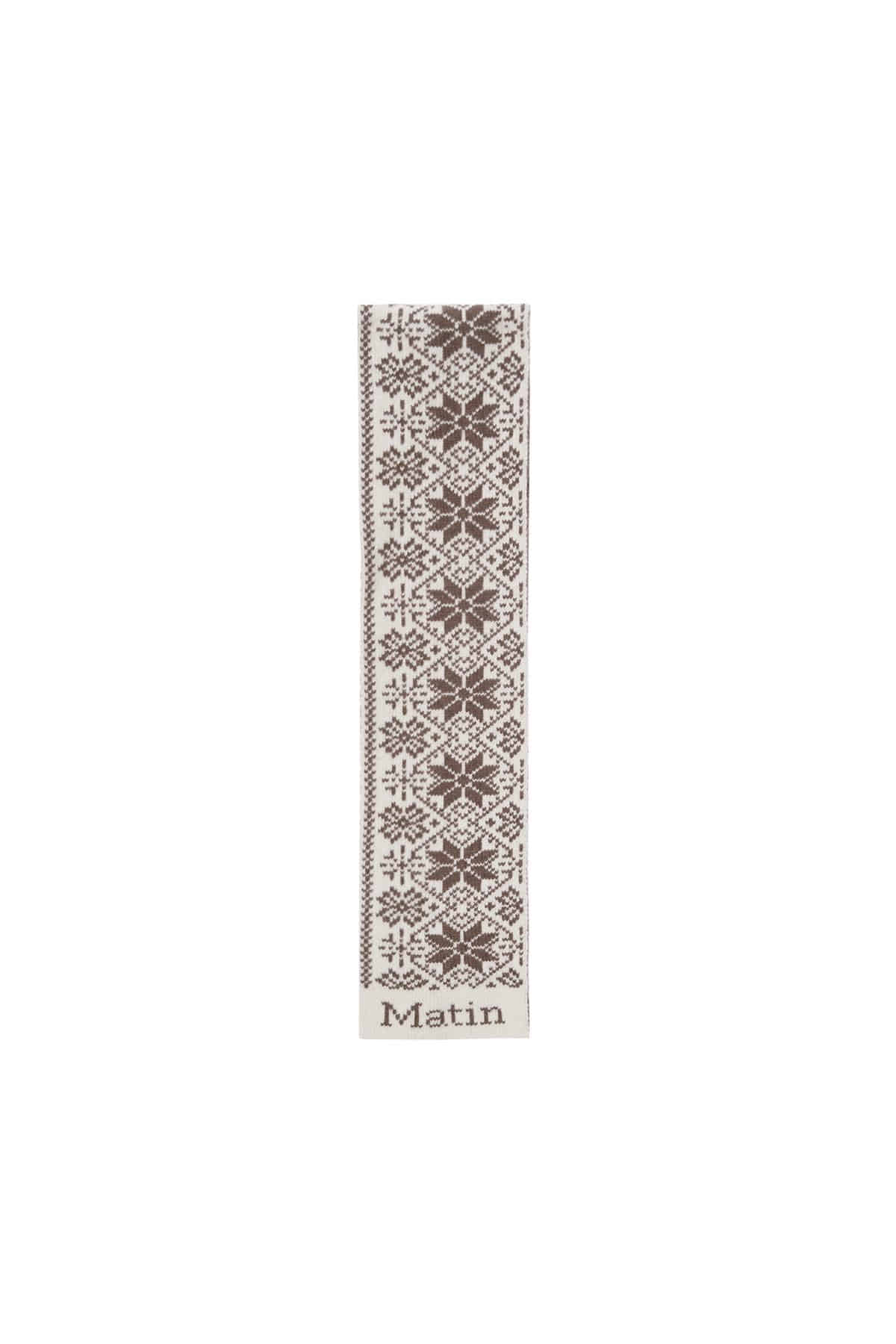 Matin Kim - Matin Snowflake Muffler (Ivory) product image 5 | TRAB K-Fashion Australia