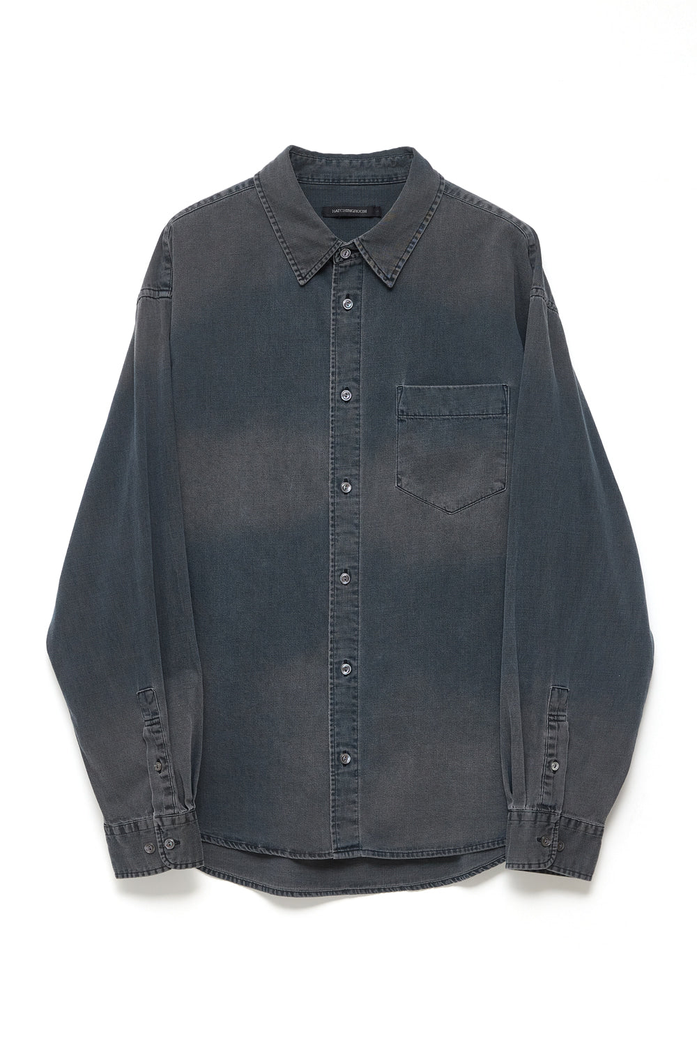 Hatchingroom - Over Denim Shirt (Blue Grey) product image 1 | TRAB K-Fashion Australia