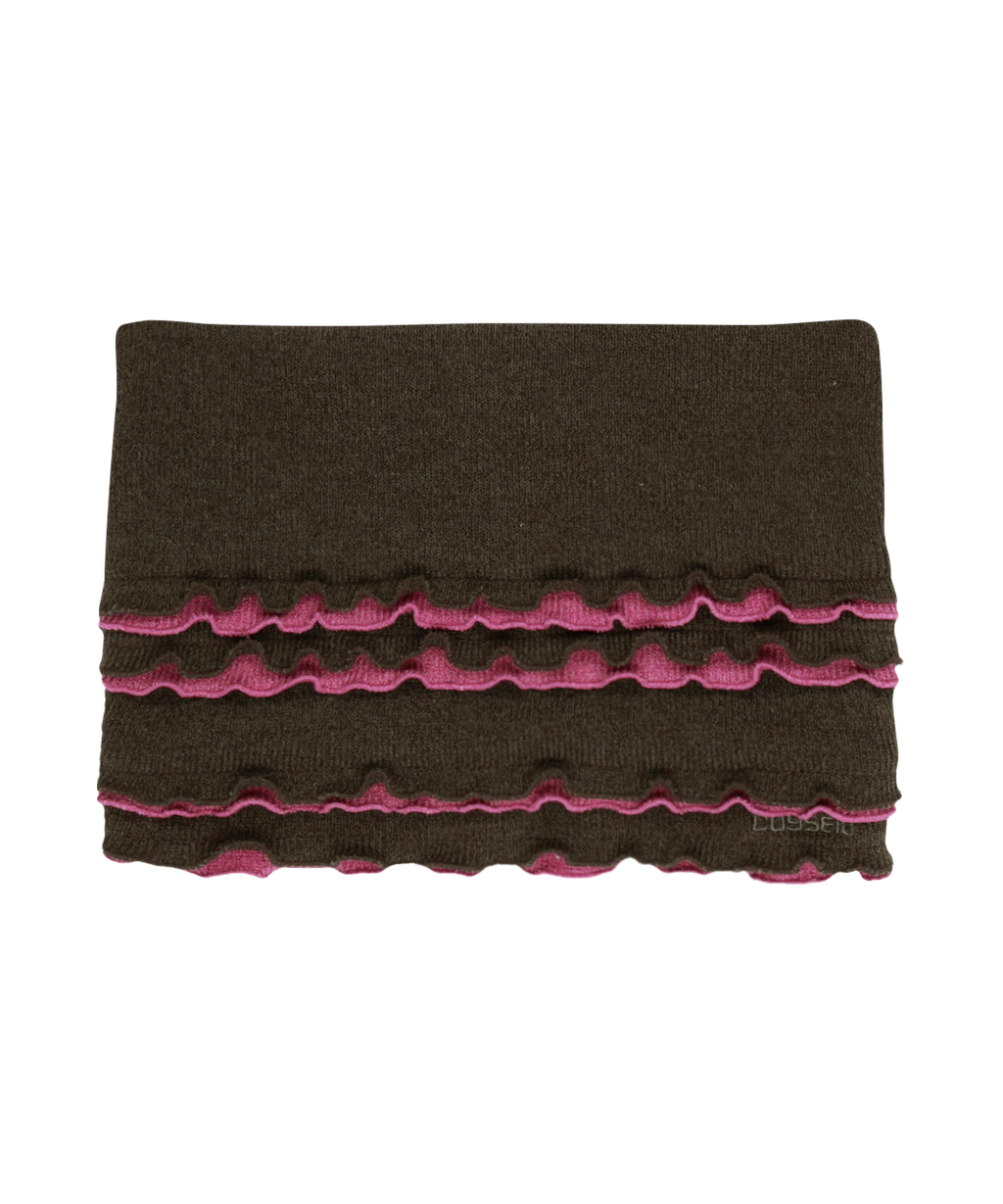 Coyseio - Raw Edge Cat Beanie (Brown) product image 1 | TRAB K-Fashion Australia