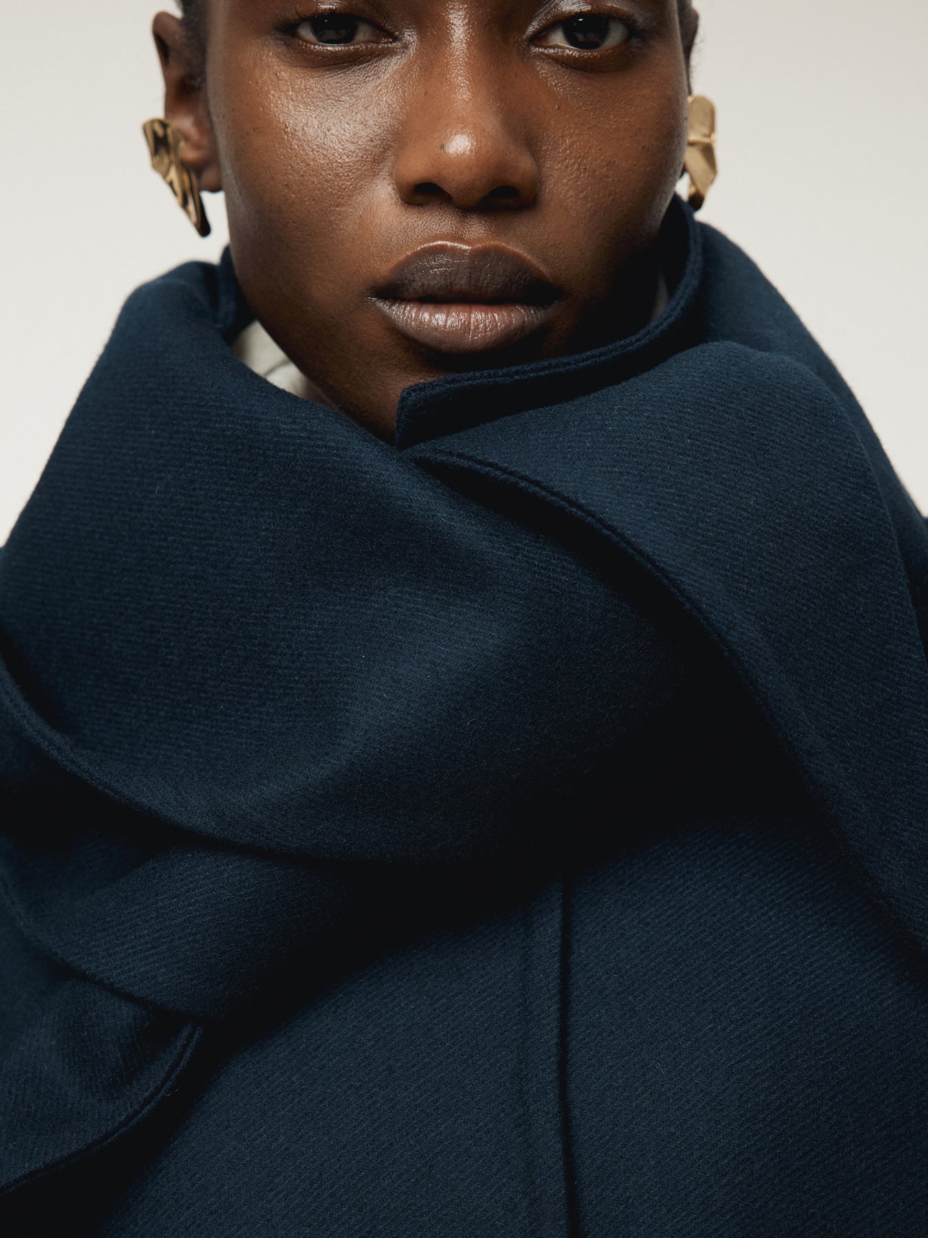 Recto - Oversized Handmade Hoody Coat (Navy) product image 8 | TRAB K-Fashion Australia