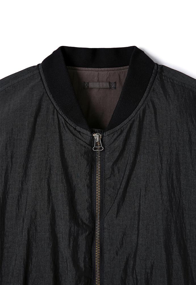Art if acts - Garment-Dyed Rayon Ma-1 (Dusty Black) product image 9 | TRAB K-Fashion Australia