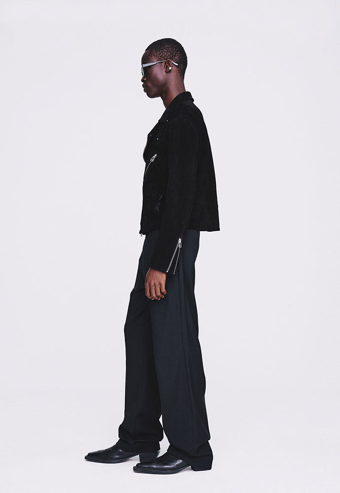 Tonywack - Suede Biker Jacket (Black) product image 2 | TRAB K-Fashion Australia