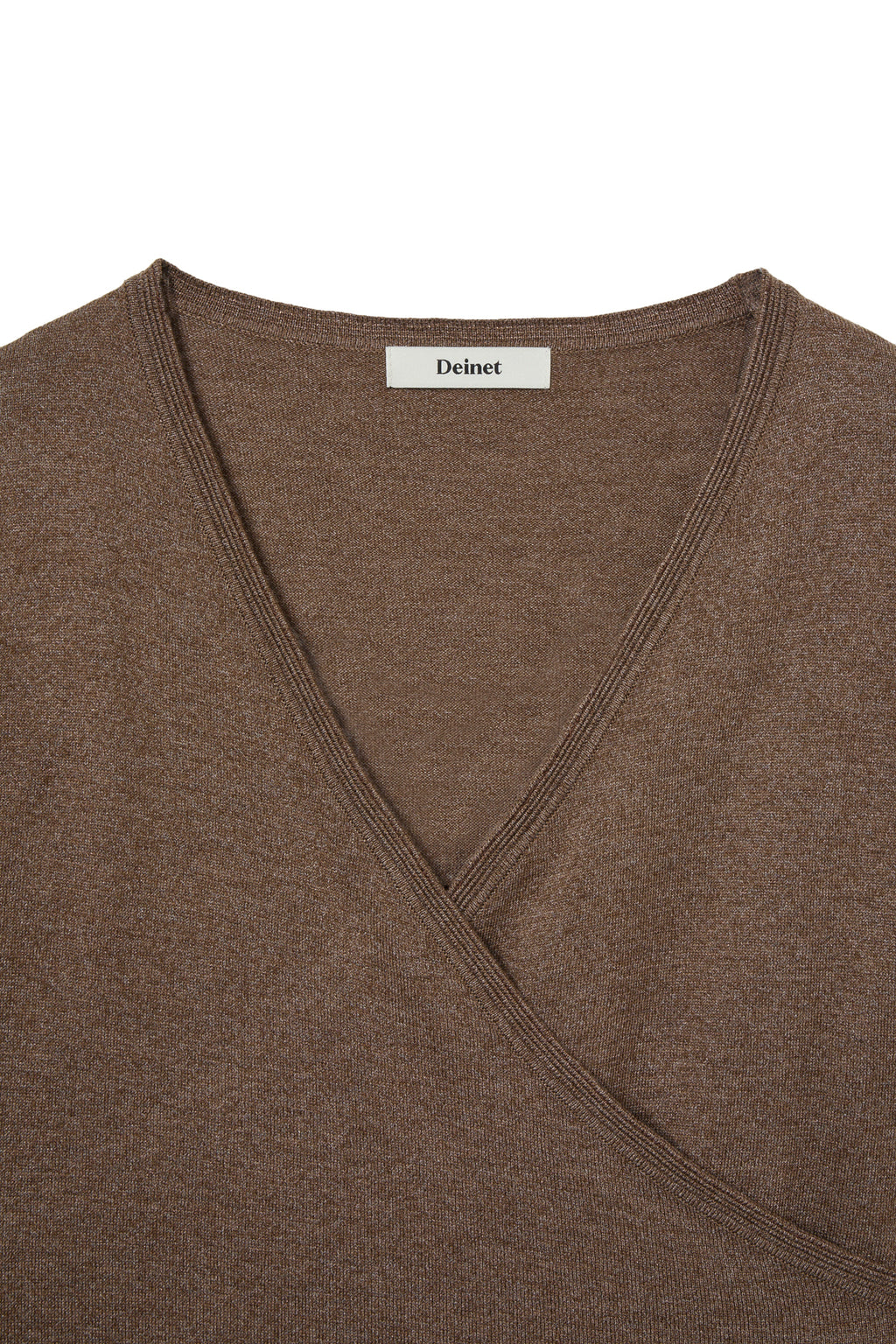Deinet - V-Neck Metal Knit (Brown) product image 3 | TRAB K-Fashion Australia