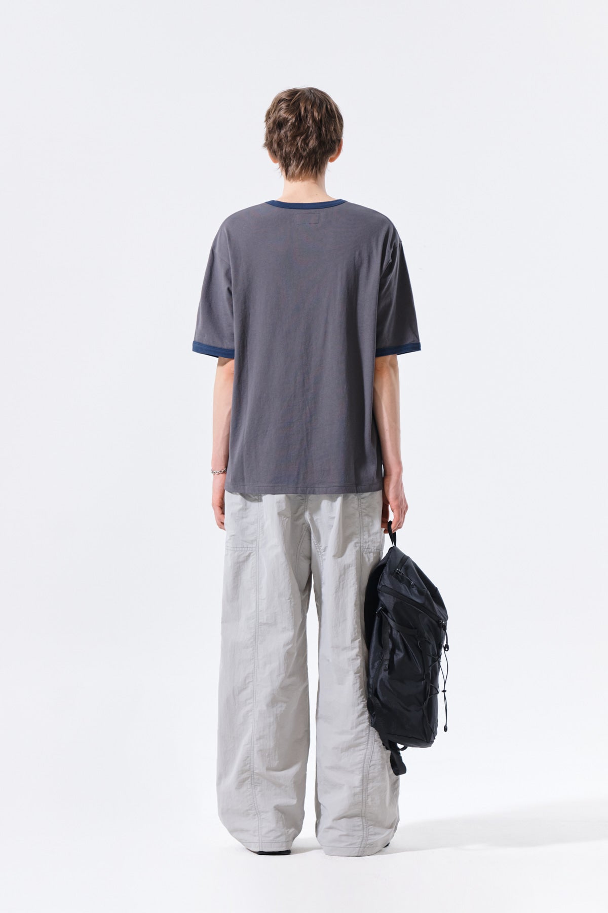 Matin Kim - Matin Logo Ringer Top (Charcoal) product image 7 | TRAB K-Fashion Australia