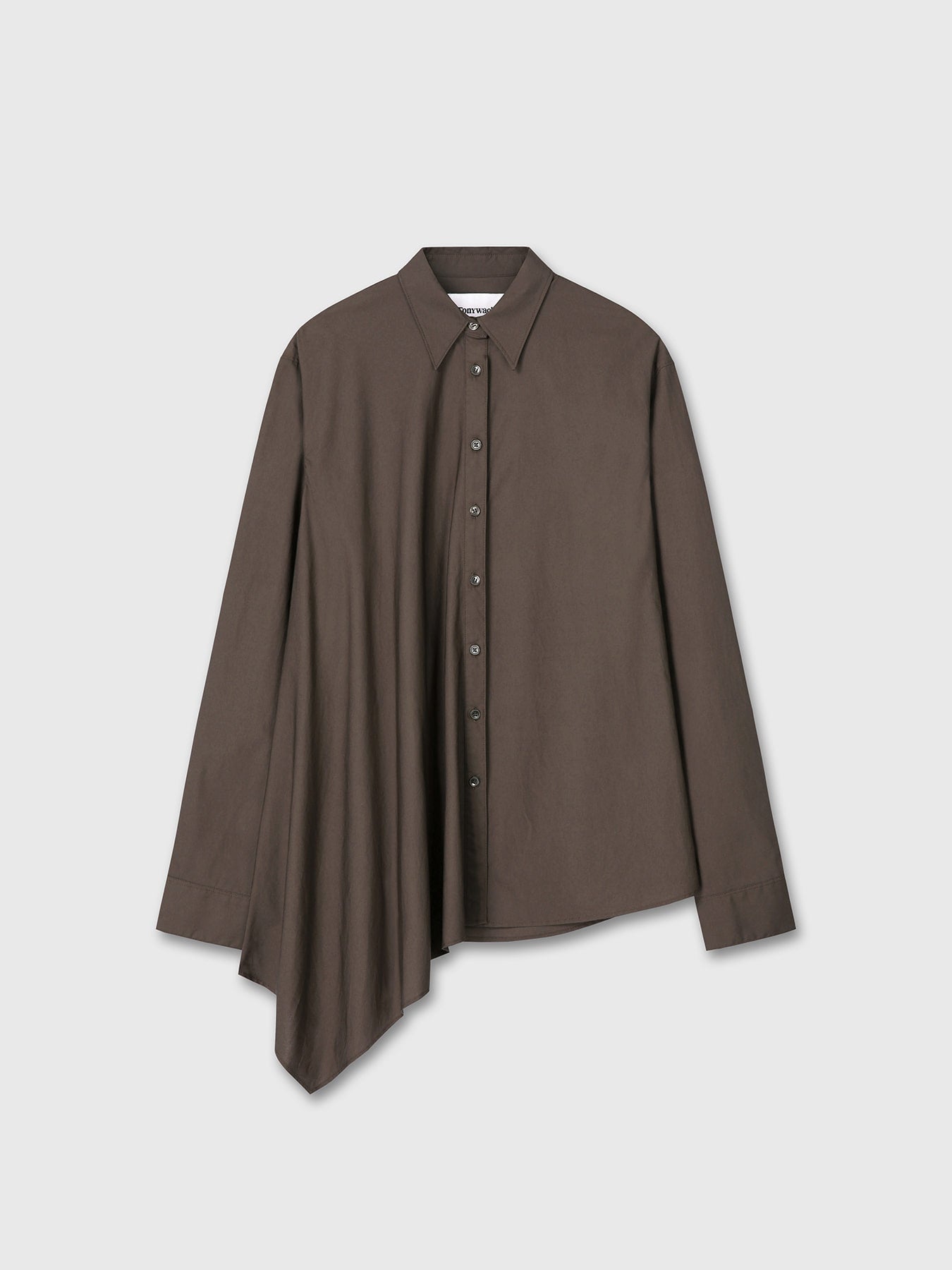 Tonywack - Cotton Twisted Shirt (Brown) product image 11 | TRAB K-Fashion Australia