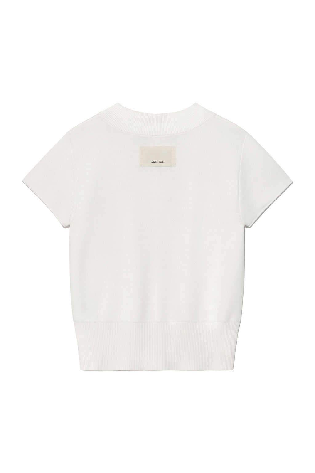 Matin Kim - Pocket Point Half Cardigan (Ivory) product image 2 | TRAB K-Fashion Australia