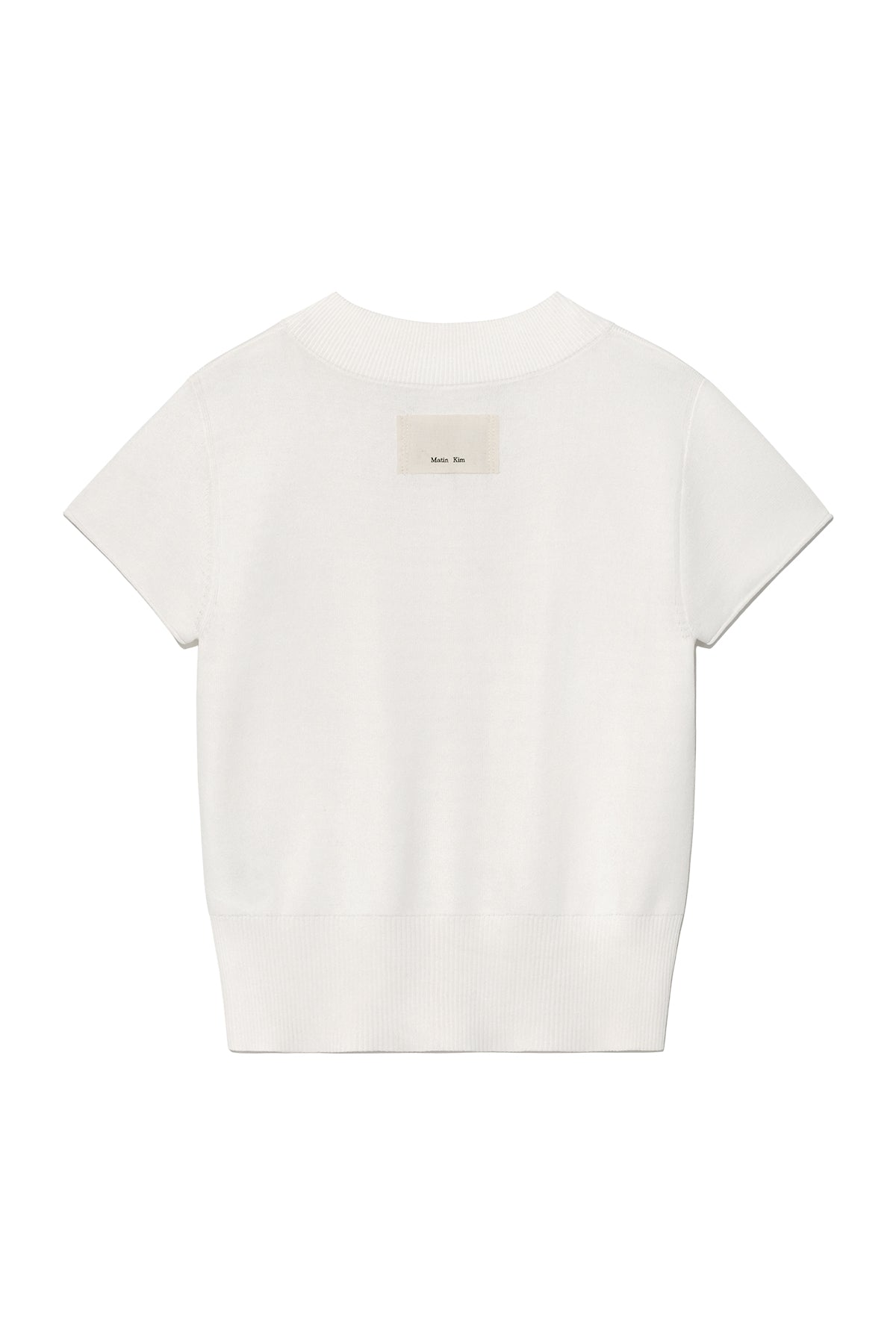 Matin Kim - Pocket Point Half Cardigan (Ivory) product image 2 | TRAB K-Fashion Australia