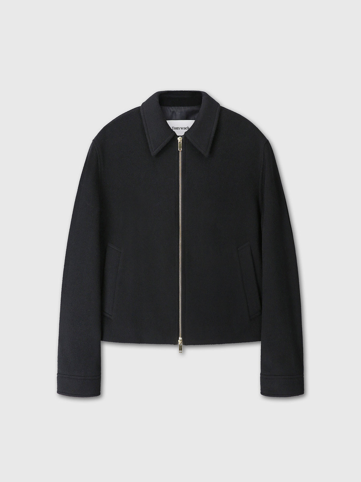 Tonywack - Wool And Cashmere Zippered Jacket (Black) product image 9 | TRAB K-Fashion Australia