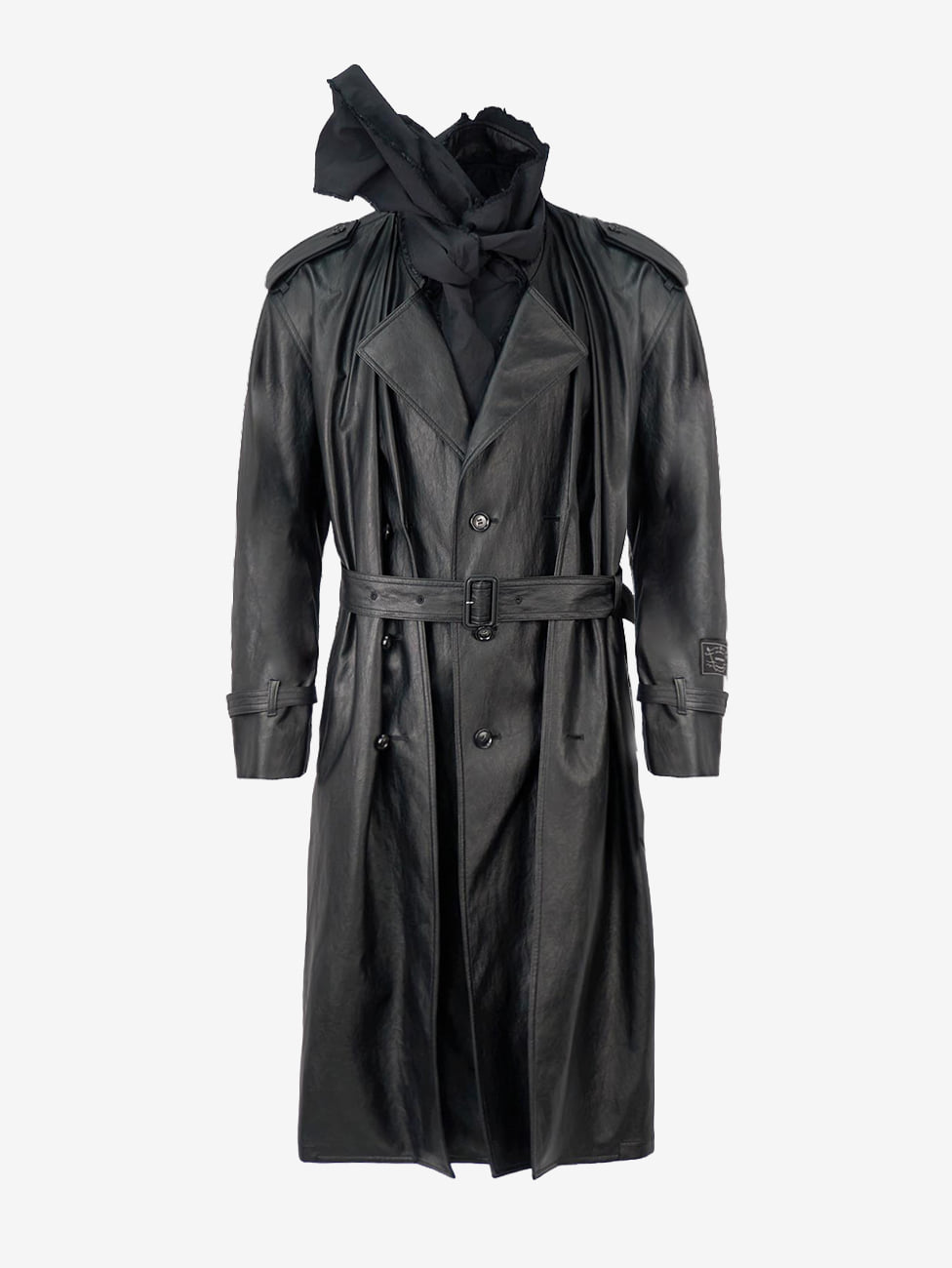 Juntae Kim - Layered Scarf Trench Coat (OC1) product image 1 | TRAB K-Fashion Australia