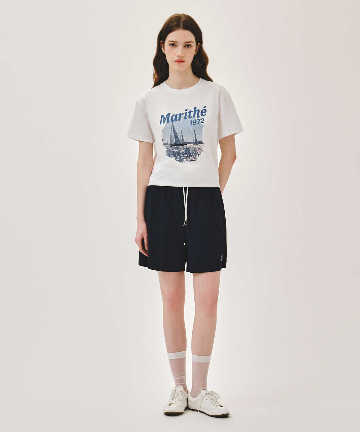 Marithe & Francois Girbaud - Aerocool Vacance Graphic Tee (White) product image 4 | TRAB K-Fashion Australia