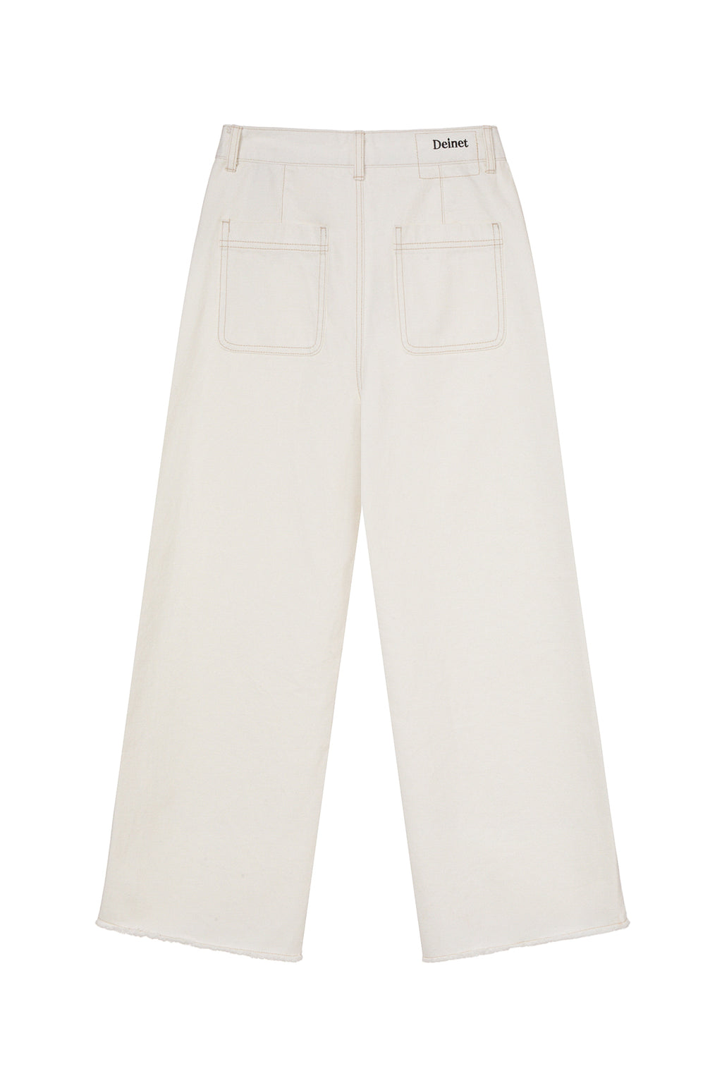 Deinet - Wide Denim Pants (White) product image 12 | TRAB K-Fashion Australia