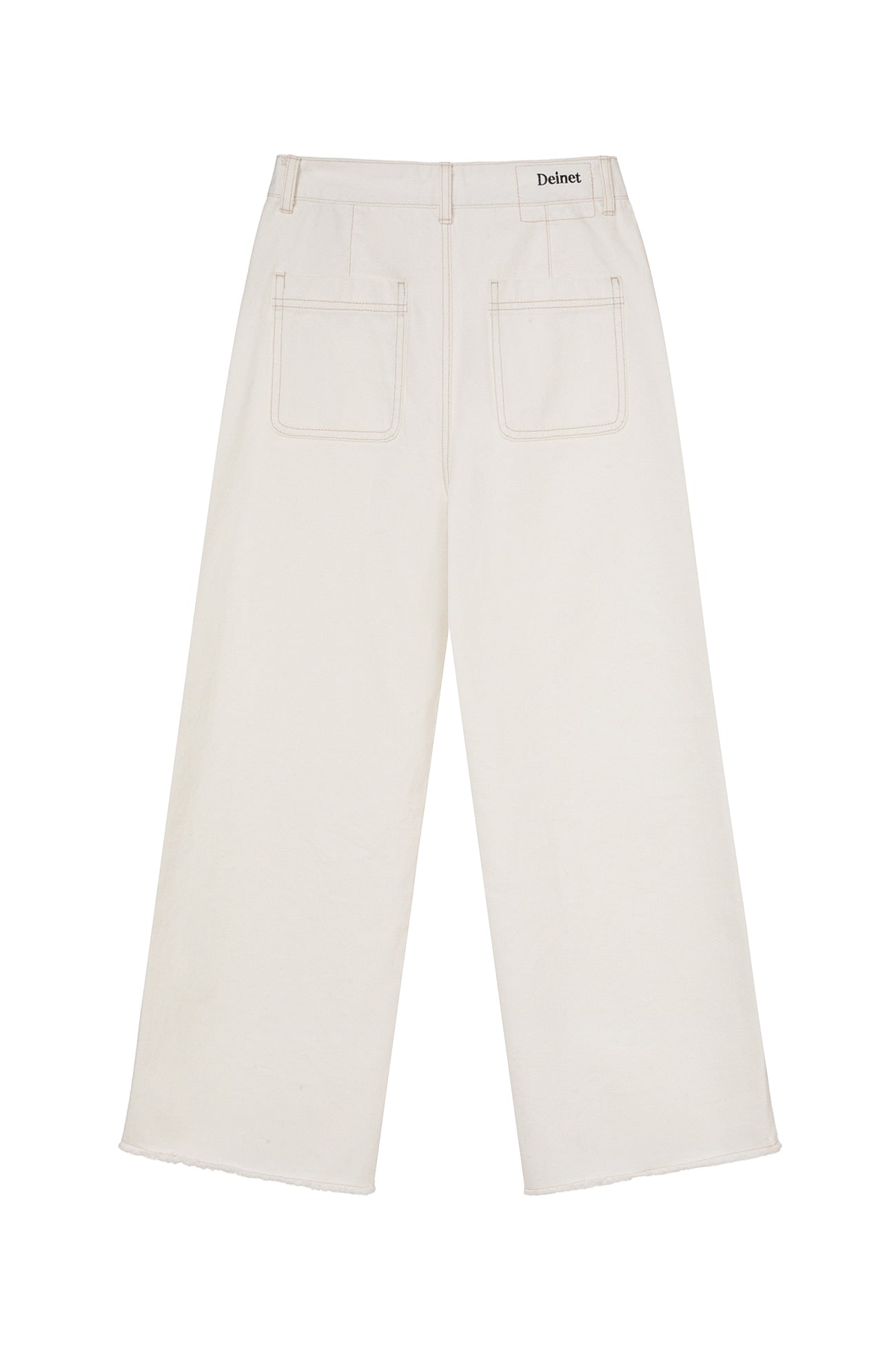 Deinet - Wide Denim Pants (White) product image 12 | TRAB K-Fashion Australia