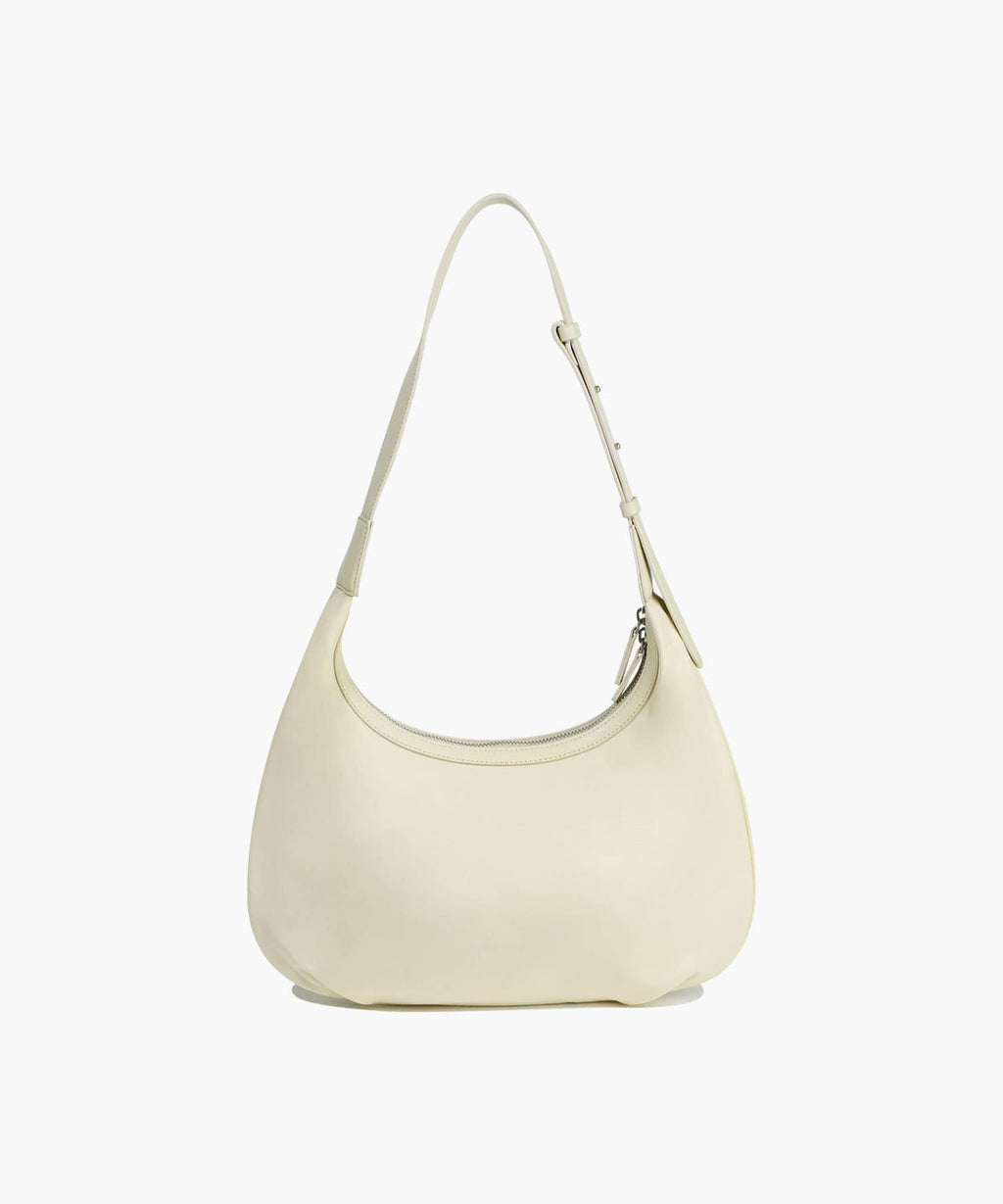 Marithe & Francois Girbaud - Classic Logo Round Shoulder Bag (Light Beige) product image 3 | TRAB K-Fashion Australia