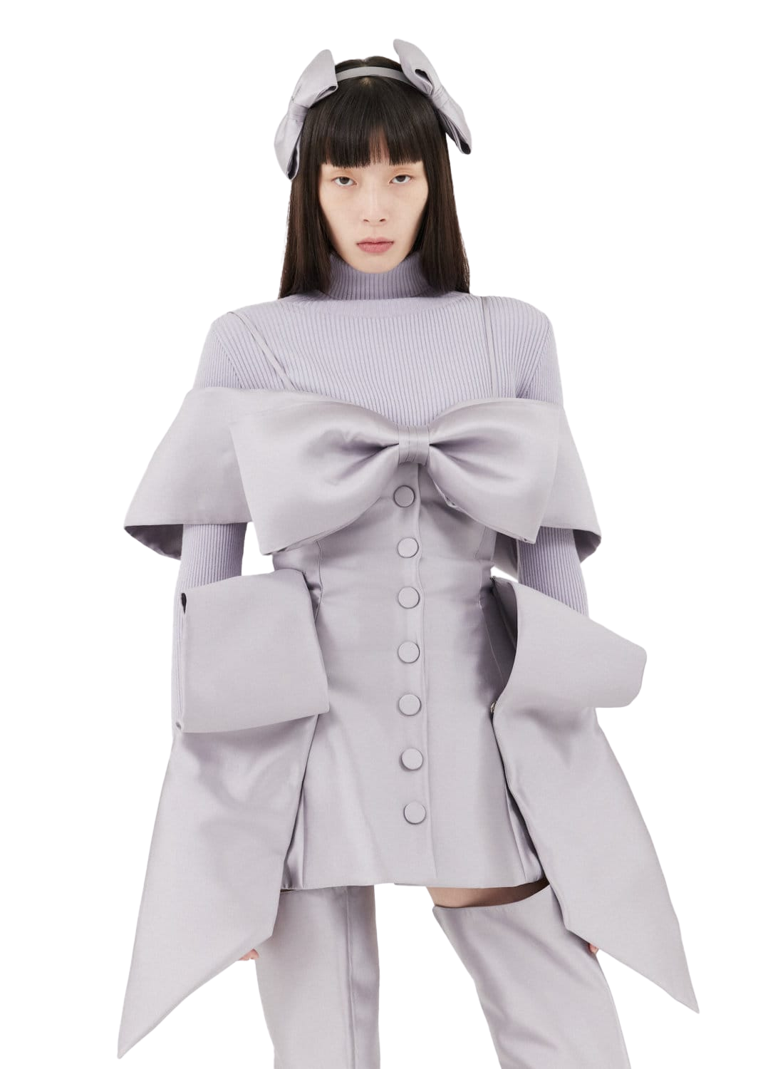 Kimhe Kim - Seraphim Mini Dress (Lavender) product image 2 | TRAB K-Fashion Australia