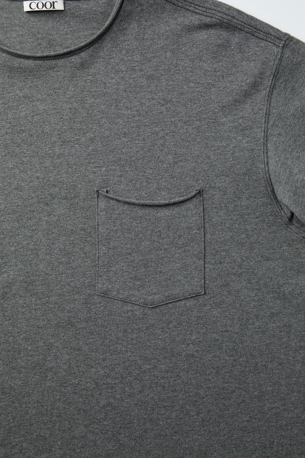 Coor - Low Cut Regular Fit T-Shirt (Charcoal) product image 6 | TRAB K-Fashion Australia