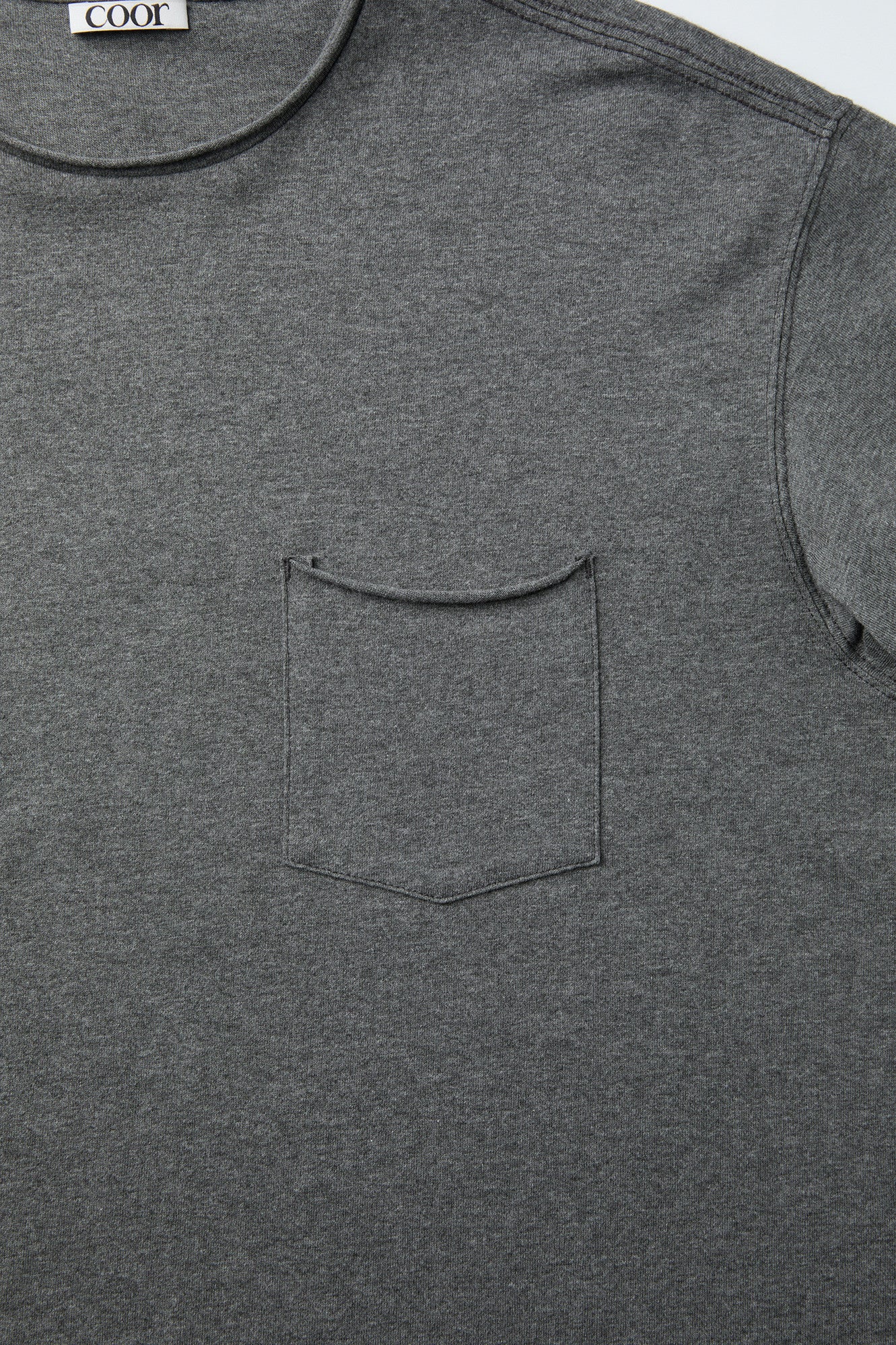 Coor - Low Cut Regular Fit T-Shirt (Charcoal) product image 6 | TRAB K-Fashion Australia
