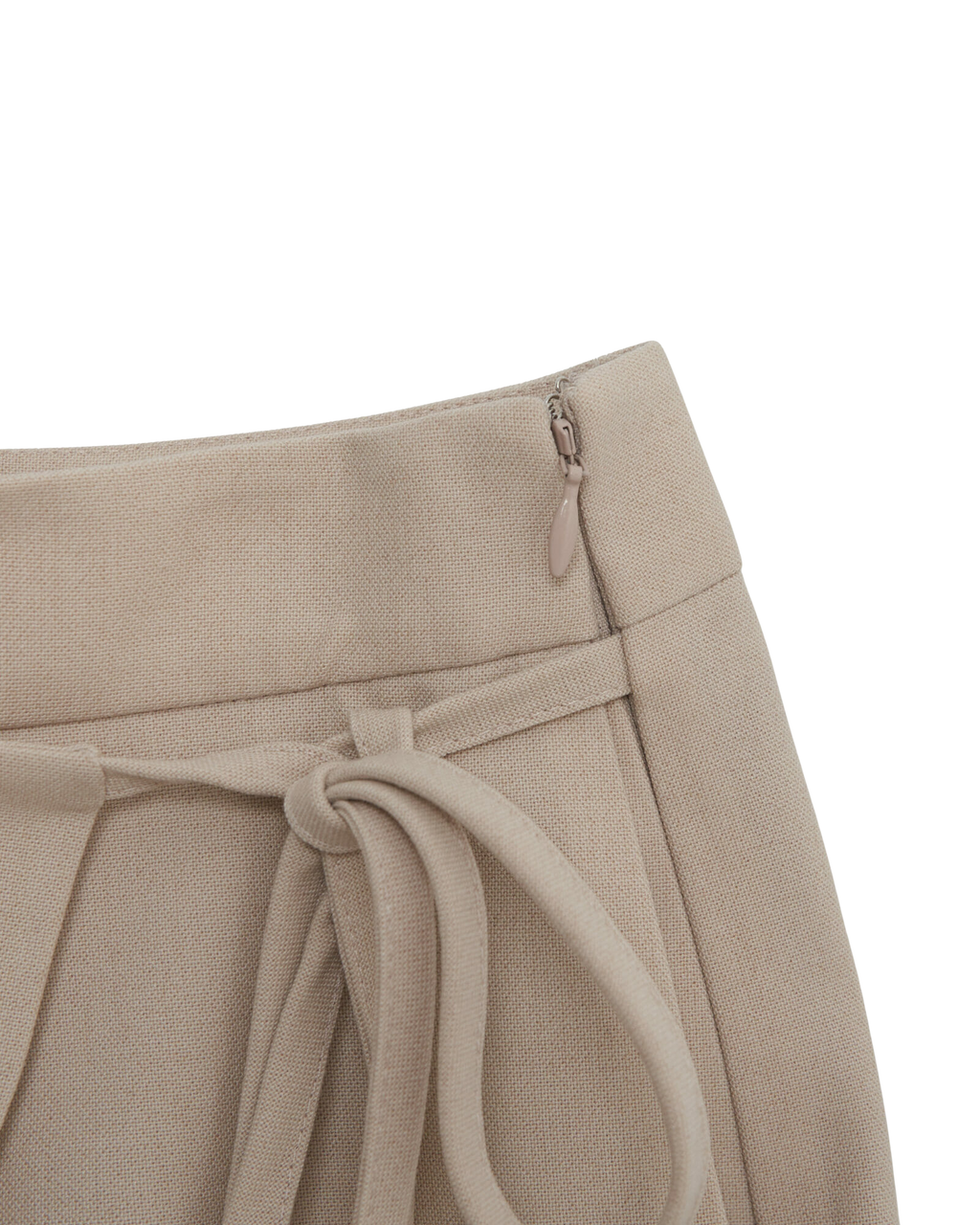 Kimhe Kim - Wrapped Tied Pants Skirt (Beige) product image 9 | TRAB K-Fashion Australia