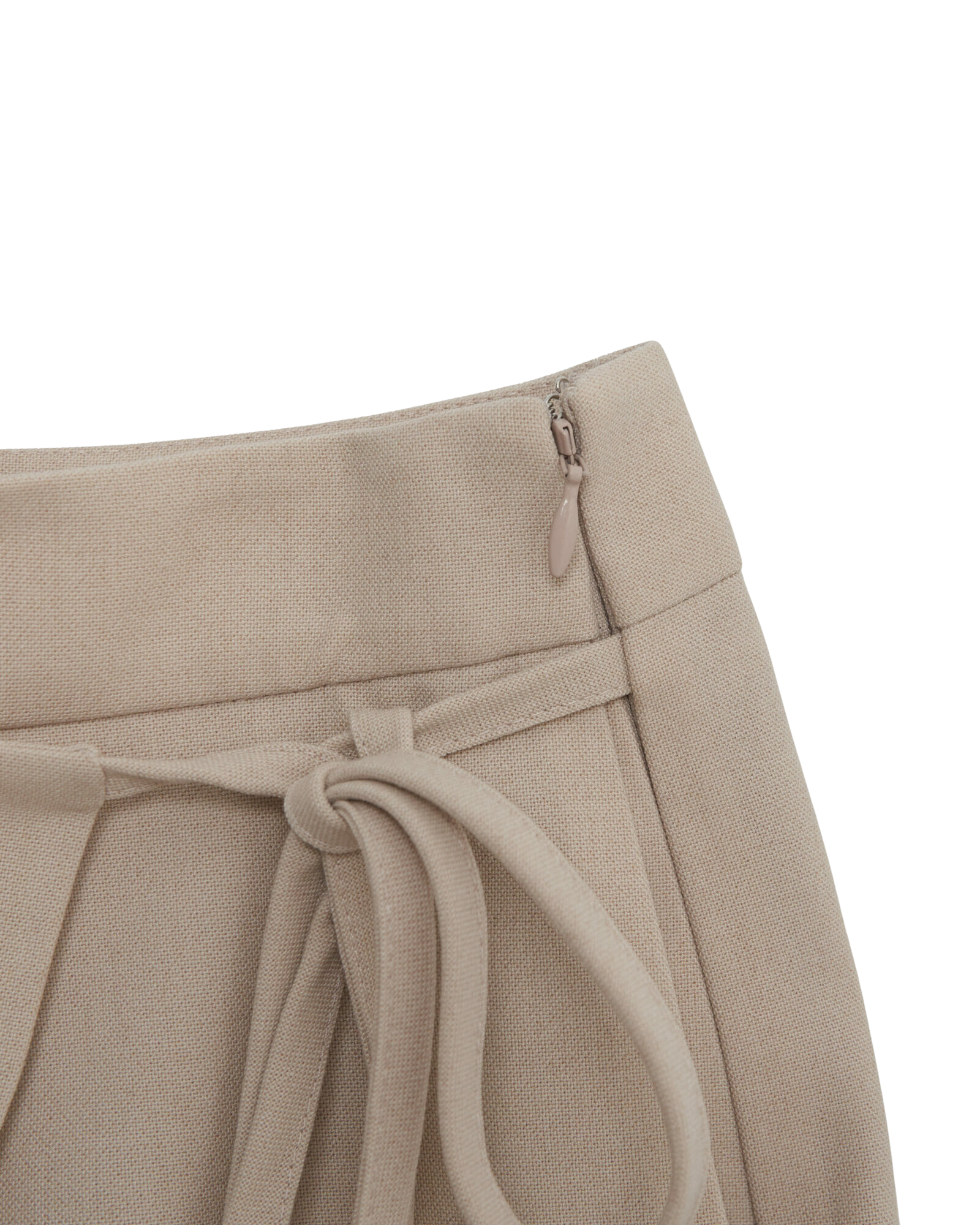 Kimhe Kim - Wrapped Tied Pants Skirt (Beige) product image 9 | TRAB K-Fashion Australia